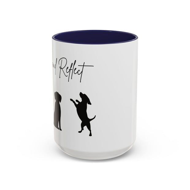 'Paws and Reflect' Dogs Accent Coffee Mug