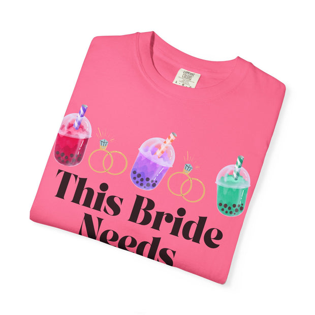'The Bride Needs Boba' Unisex T-Shirt