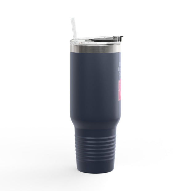 'I Like Big Books and I Cannot Lie' Insulated Travel Mug, 40oz