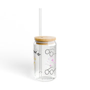 'Geeky & Engaged AF' Sipper Glass