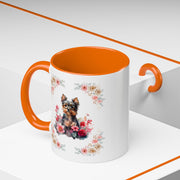 Geeky Goddess Yorkie Accent Coffee Mug