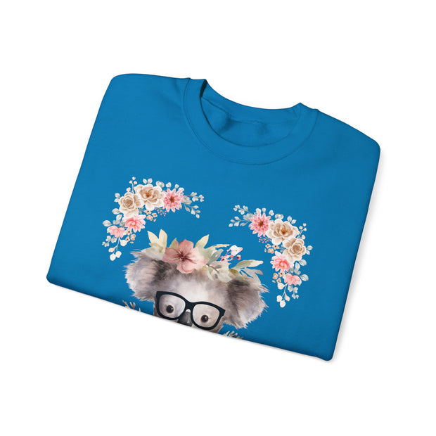 Geeky Goddess Koala Unisex Crewneck Sweatshirt