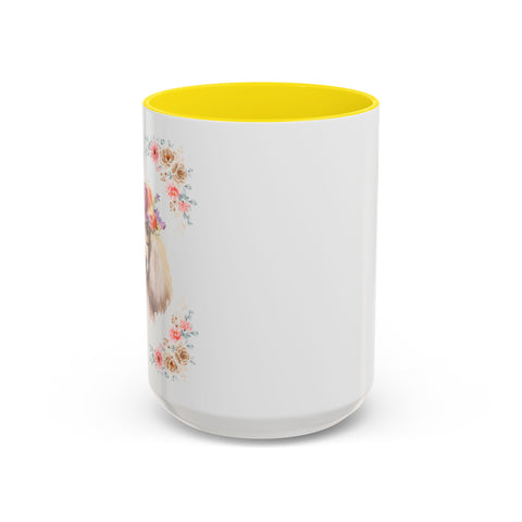 Geeky Goddess French Poodle Accent Coffee Mug