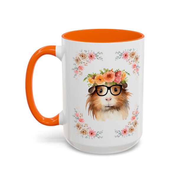 Geeky Goddess Guinea Pig Accent Coffee Mug
