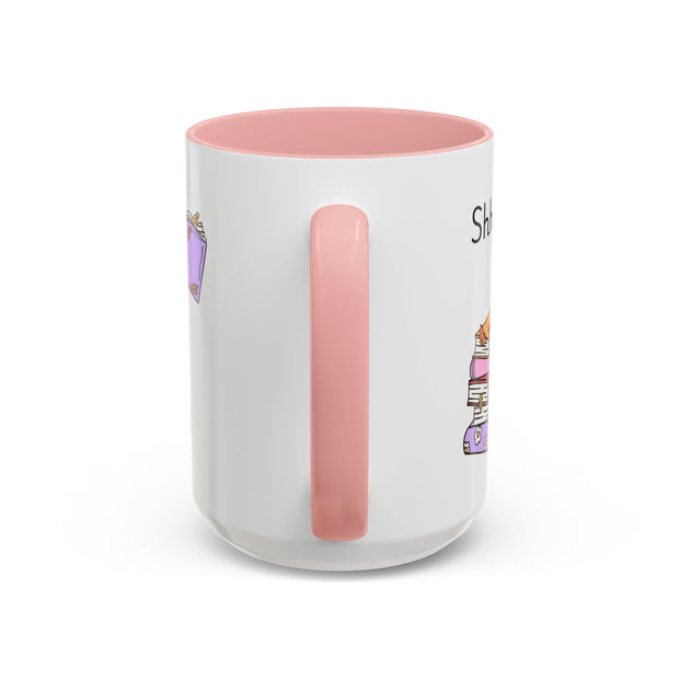 'Shhh...I'm Plotting' Accent Coffee Mug