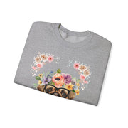 Geeky Goddess Pug Unisex Crewneck Sweatshirt