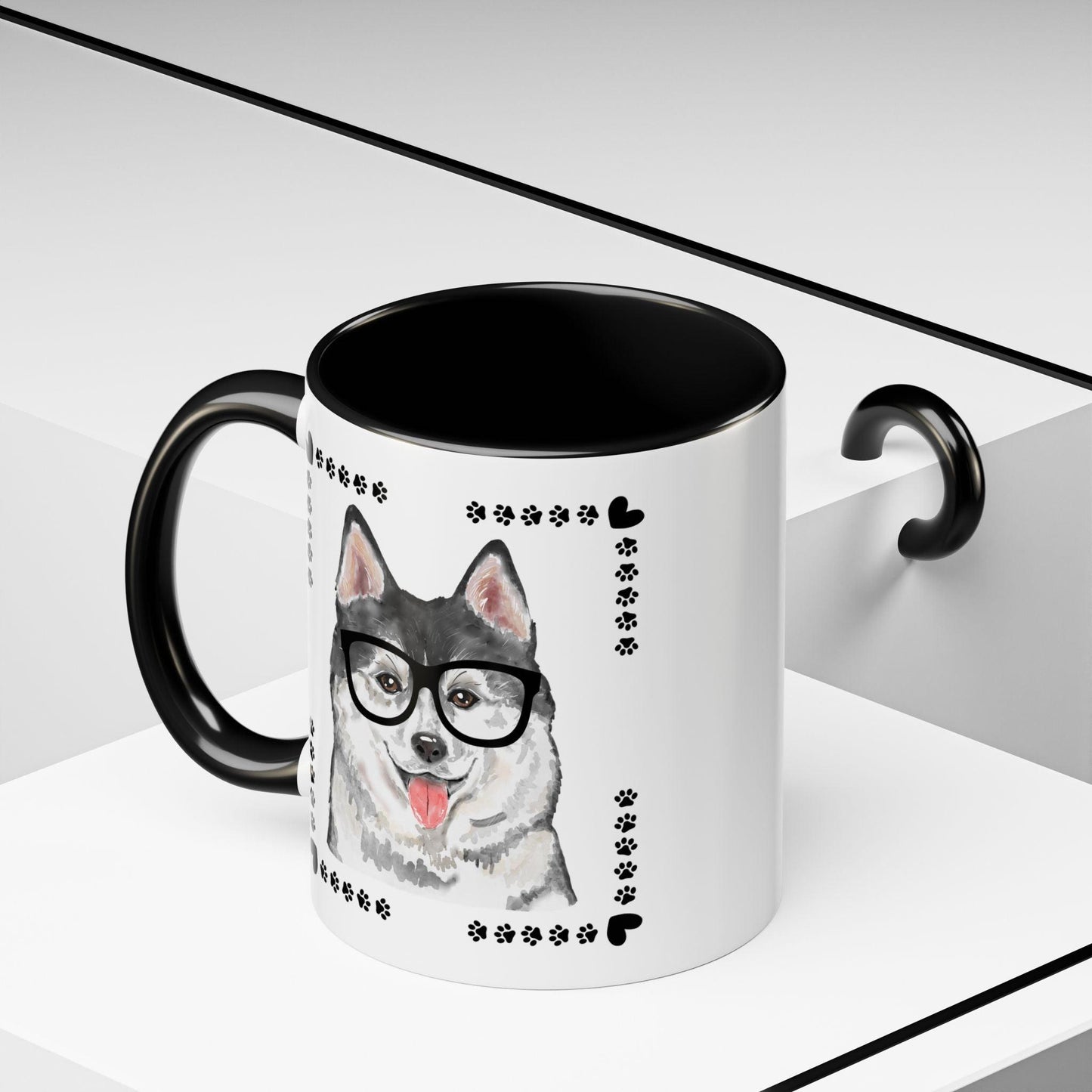 Geeky Good Siberian Husky Accent Coffee Mug