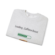 'Loading...Caffeine Boost' Unisex Crewneck Sweatshirt