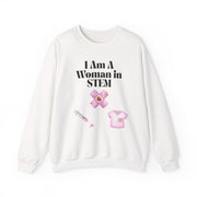 'I Am A Woman In STEM' Nurse Unisex Crewneck Sweatshirt