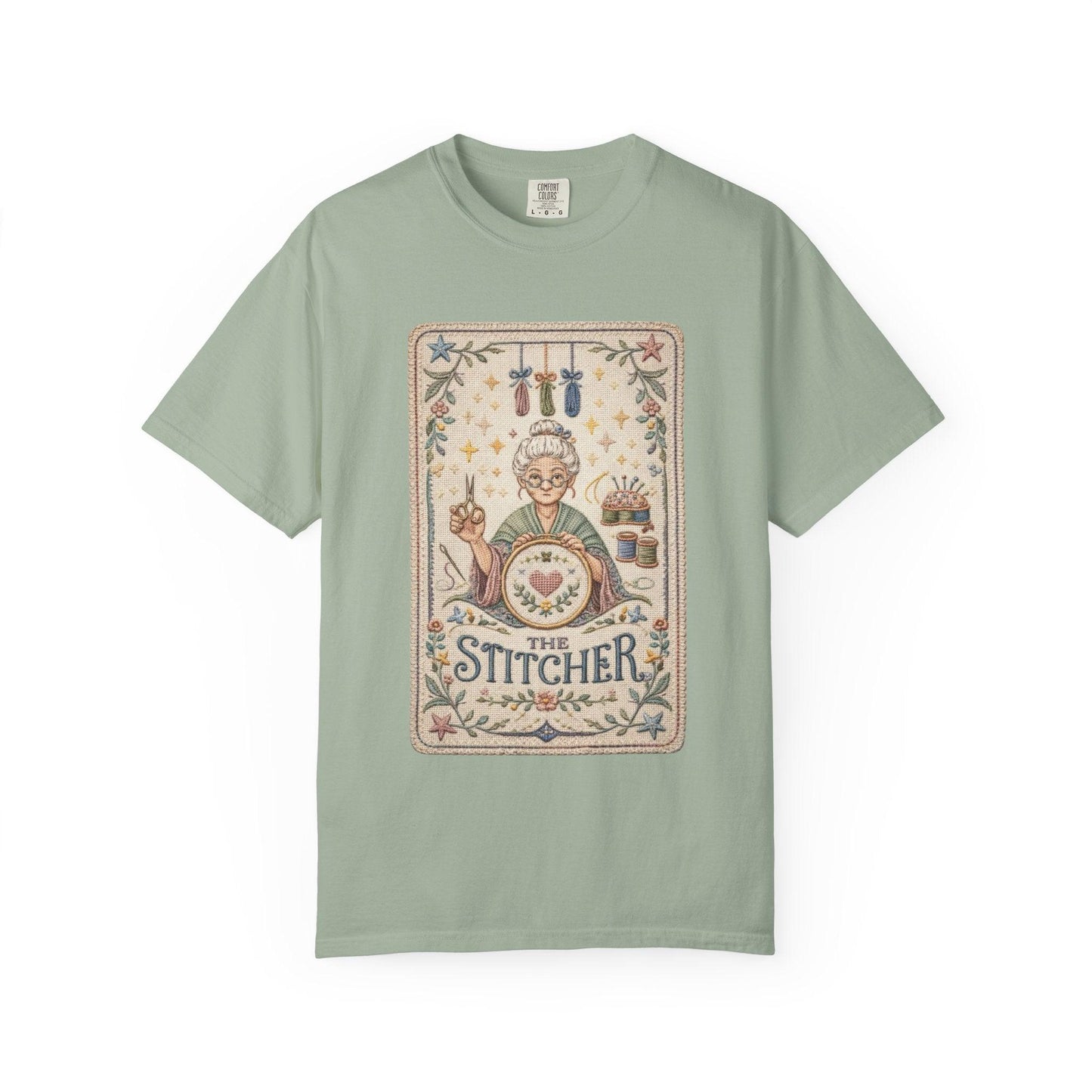 Grandma Hobbies Shirt, Vintage Cross Stitch Tee, Sewing Gift for Her, Embroidery Lover Shirt, Cottagecore Aesthetic