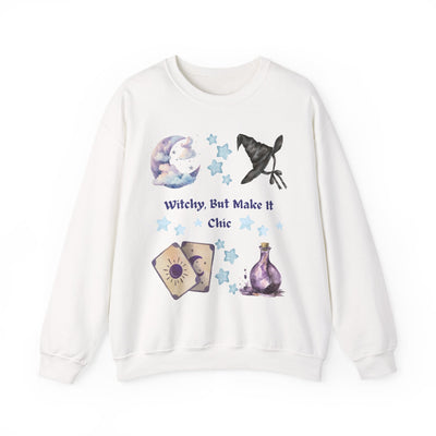 'Witchy, But Make It Cute' Unisex Crewneck Sweatshirt