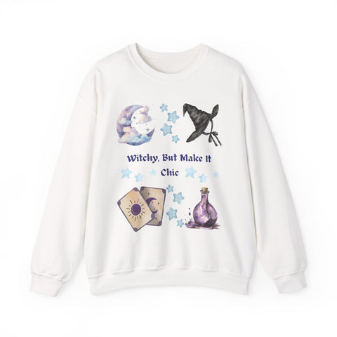 'Witchy, But Make It Cute' Unisex Crewneck Sweatshirt