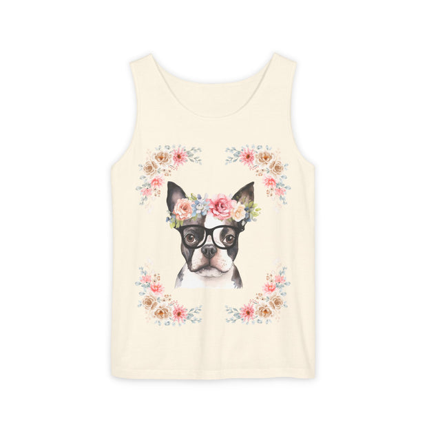 Geeky Goddess French Bullldog Unisex Tank Top