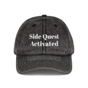 'Side Quest Activated' Vintage Embroidered Cap