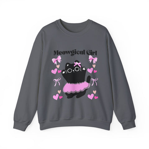 'Meowgical Girl' Unisex Crewneck Sweatshirt