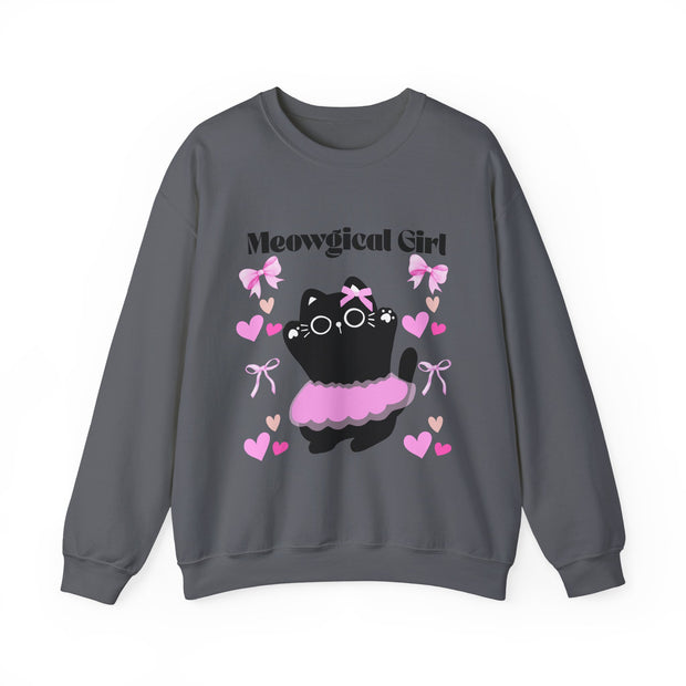 'Meowgical Girl' Unisex Crewneck Sweatshirt
