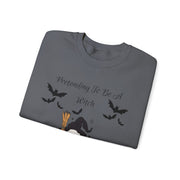 'Pretending To Be A Witch' Unisex Crewneck Sweatshirt