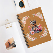 Geeky Goddess Yorkie Spiral Notebook