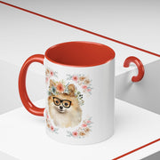 Geeky Goddess Pomeranian Accent Coffee Mug
