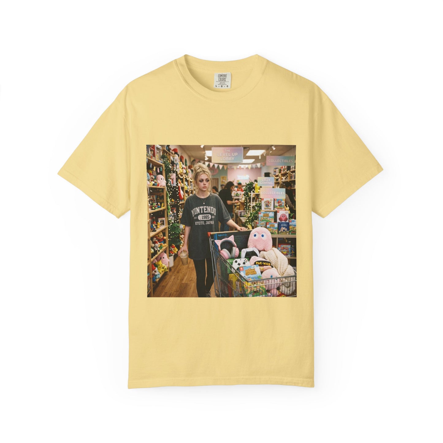 Unwell But Gaming Shirt | Gamer Girl Tee, Cozy Gaming Shirt, Video Game Lover Gift, Caffeine & Side Quests Aesthetic, Oversized Graphic Tee