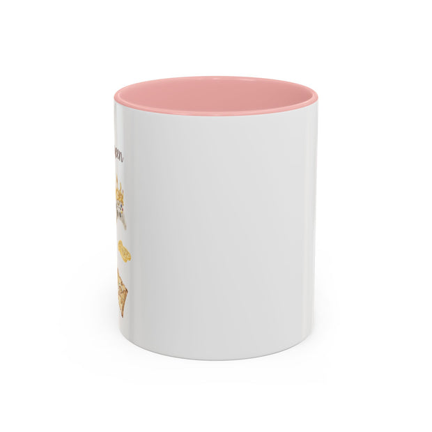 'Side Quest Queen' Accent Coffee Mug