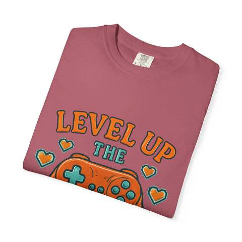 Gamer T-shirt - Level Up the Leftovers | Unisex Gaming Tee, Casual Wear, Game Night Shirt, Gift for Gamers, Funny Apparel