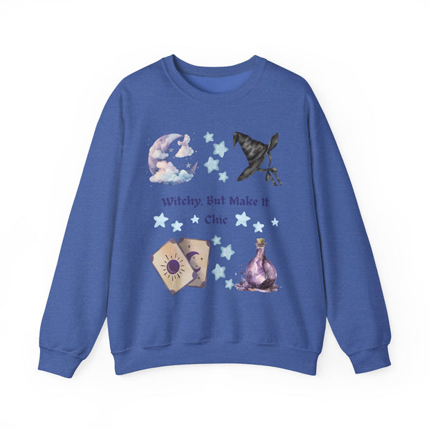 'Witchy, But Make It Cute' Unisex Crewneck Sweatshirt