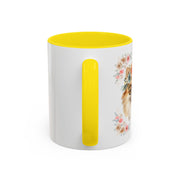 Geeky Goddess Pomeranian Accent Coffee Mug