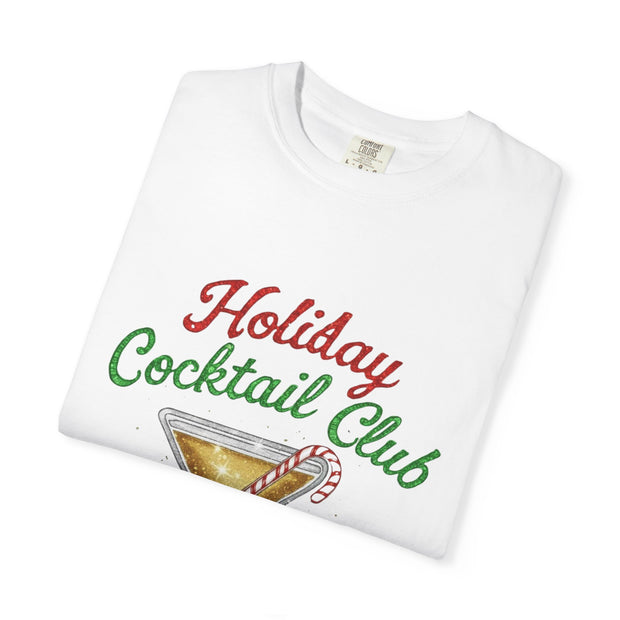 Holiday Cocktail Club T-Shirt | Let's Get Jolly Christmas Tee