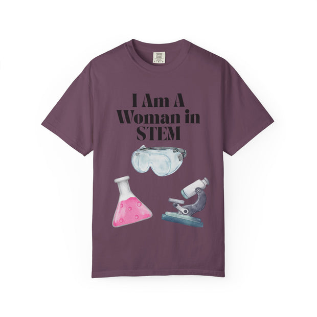 'I Am A Woman In STEM' Scientist Unisex T-shirt
