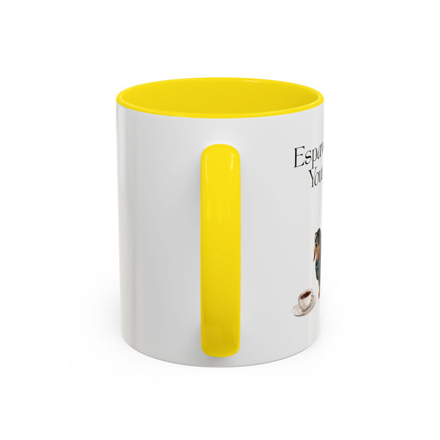 'Espawresso Yourself' Dachshund Accent Coffee Mug