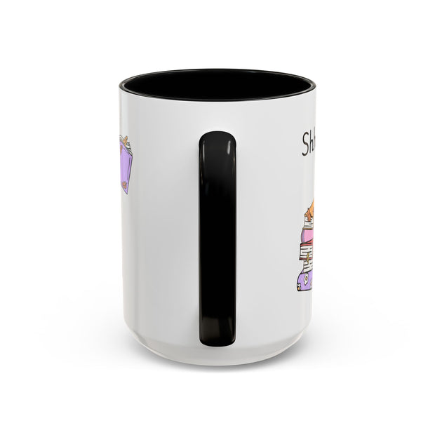 'Shhh...I'm Plotting' Accent Coffee Mug