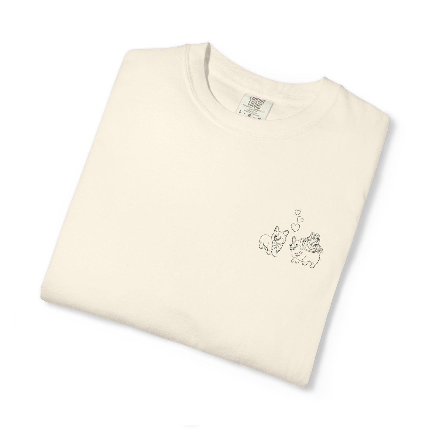 Dog Bride Embroidered Shirt, Minimalist Dog Lover Tee, Wedding Dog Shirt, Cute Bridal T Shirt, Coquette Puppy Tee