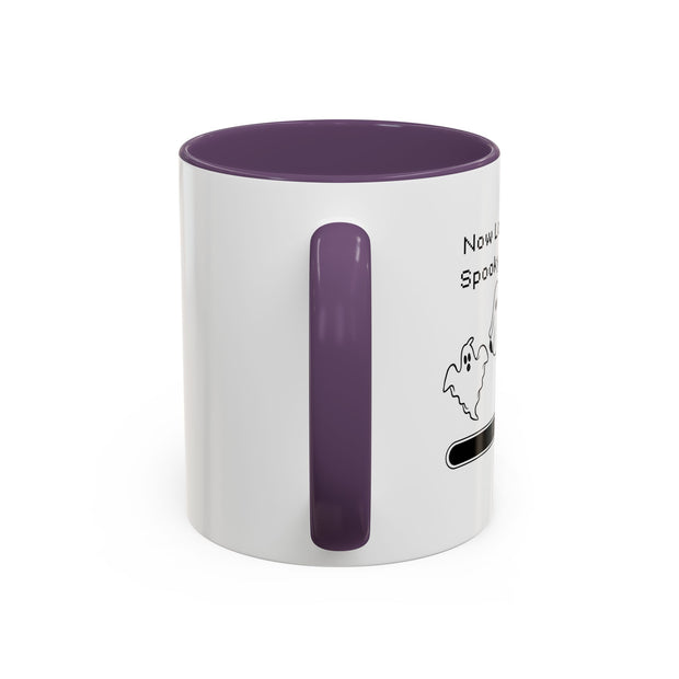 'Now Loading...Spooky Vibes' Accent Coffee Mug