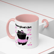 'Meowgical Girl' Accent Coffee Mug