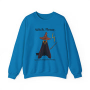 'Witch, Please. Too Much Magical To Handle' Wizard Unisex Crewneck Sweatshirt
