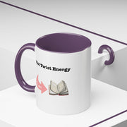 'Plot Twist Energy' Accent Coffee Mug