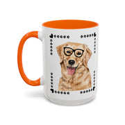 Geeky Good Golden Retriever Accent Coffee Mug