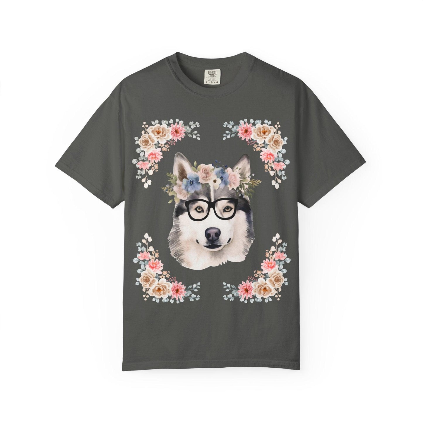 Geeky Goddess Siberian Husky Unisex T-Shirt