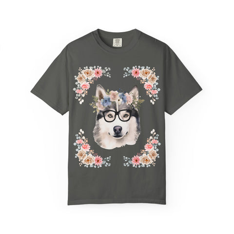 Geeky Goddess Siberian Husky Unisex T-Shirt