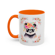 Geeky Goddess Panda Accent Coffee Mug