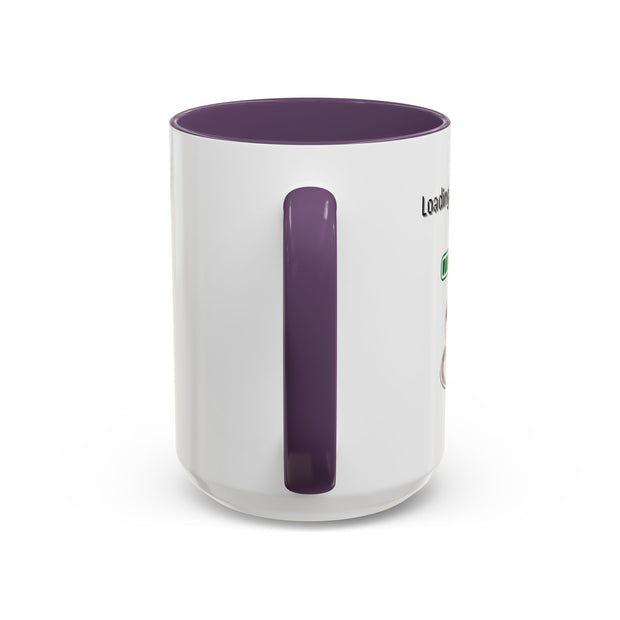 'Loading...Caffeine Boost' Accent Coffee Mug