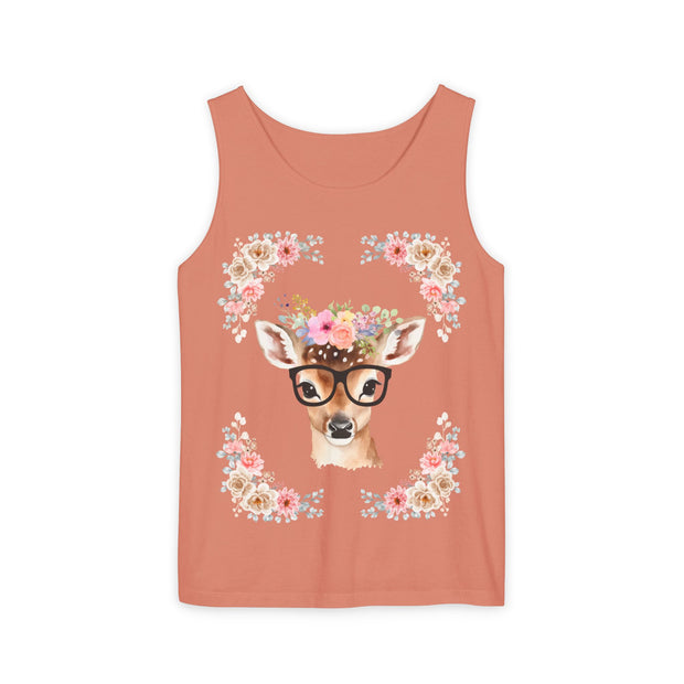 Geeky Goddess Deer Unisex Tank Top