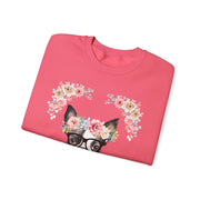 Geeky Goddess French Bulldog Unisex Crewneck Sweatshirt