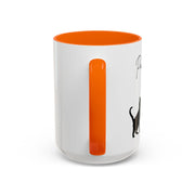 'Paws and Reflect' Cats Accent Coffee Mug