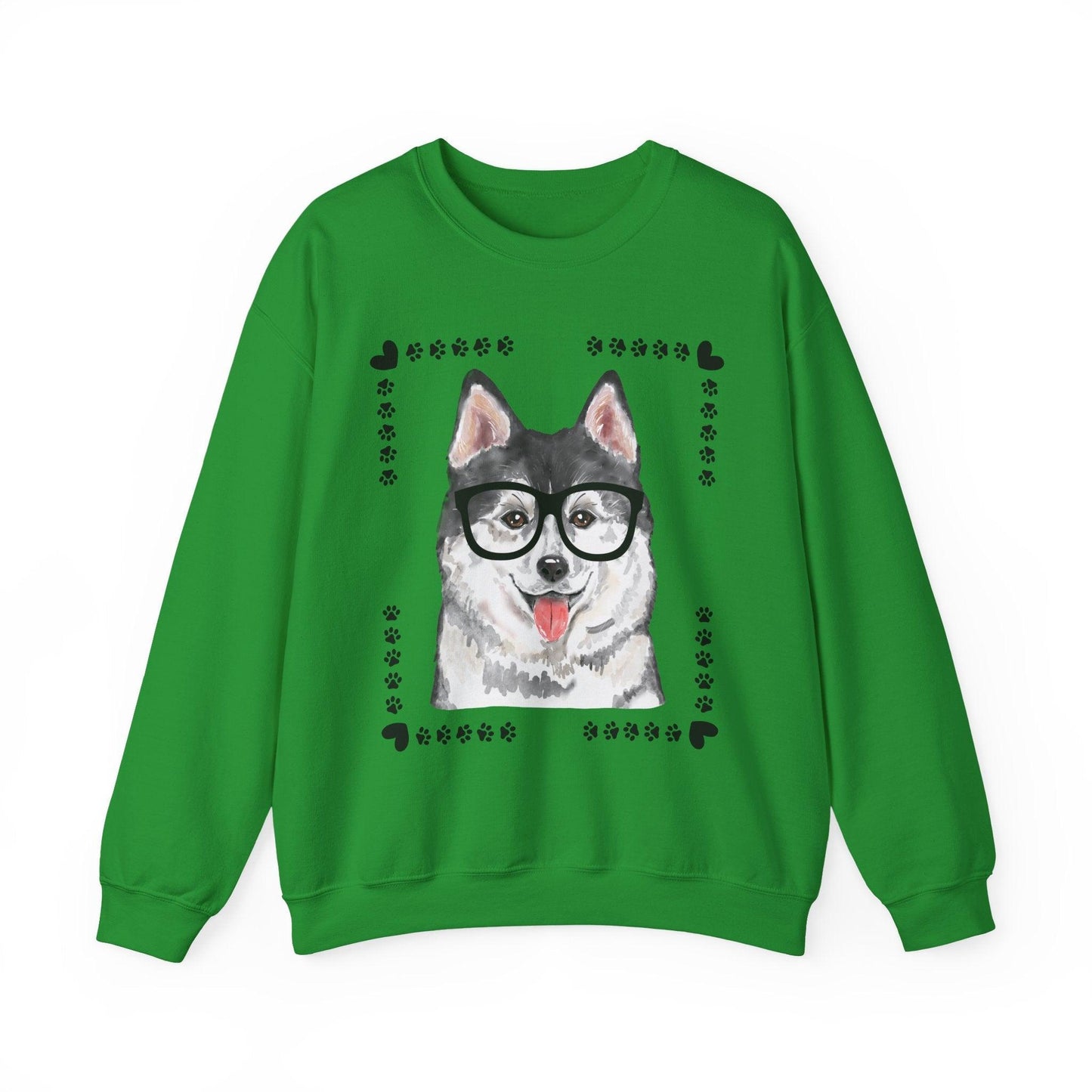Geeky Good Siberian Husky Unisex Crewneck Sweatshirt