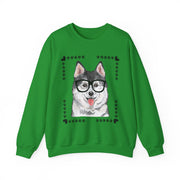 Geeky Good Siberian Husky Unisex Crewneck Sweatshirt