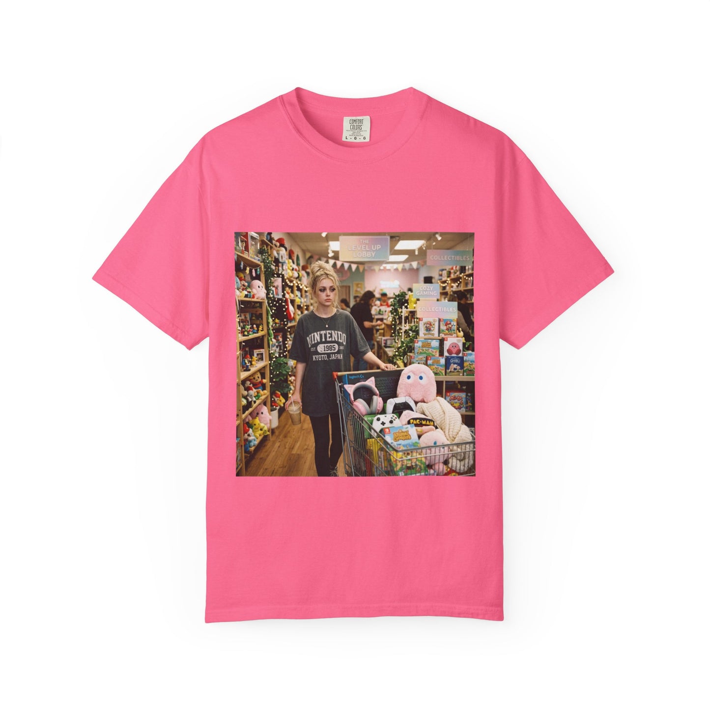 Unwell But Gaming Shirt | Gamer Girl Tee, Cozy Gaming Shirt, Video Game Lover Gift, Caffeine & Side Quests Aesthetic, Oversized Graphic Tee
