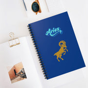 'Aries' Zodiac Spiral Notebook