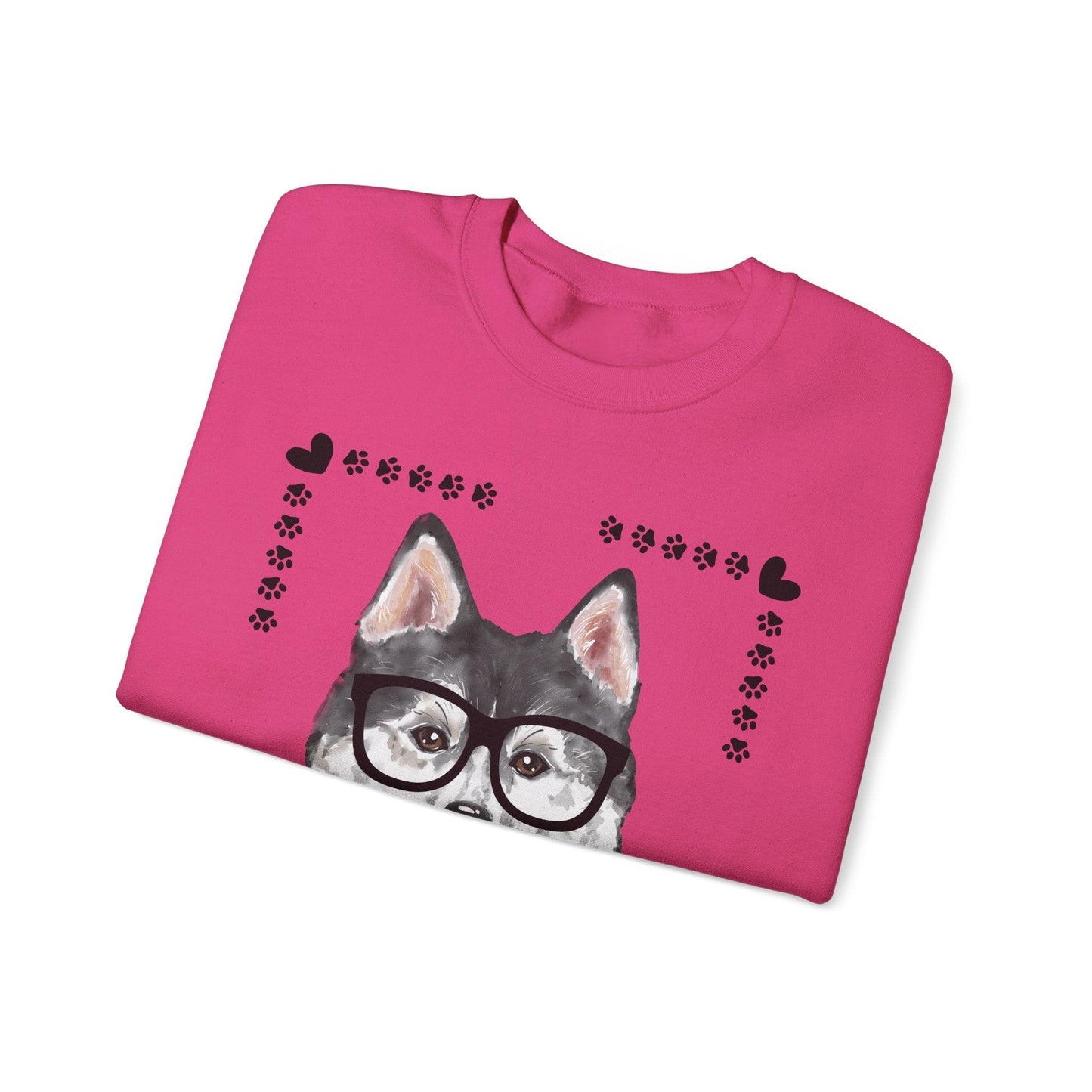 Geeky Good Siberian Husky Unisex Crewneck Sweatshirt
